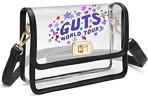 Vangue Clear Sling Bag Stadium Approved, Clear Crossbody Purse for Women with Adjustabel Strap for Sports Concert