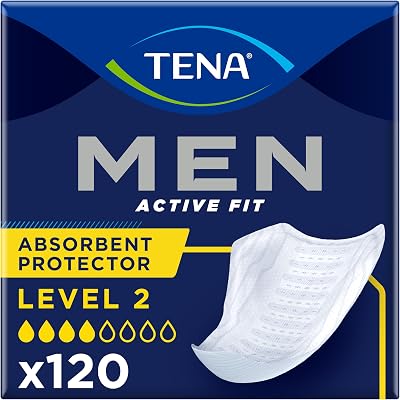 TENA Men Active Fit Absorbent Protector Level 2 for Light to Moderate Leaks