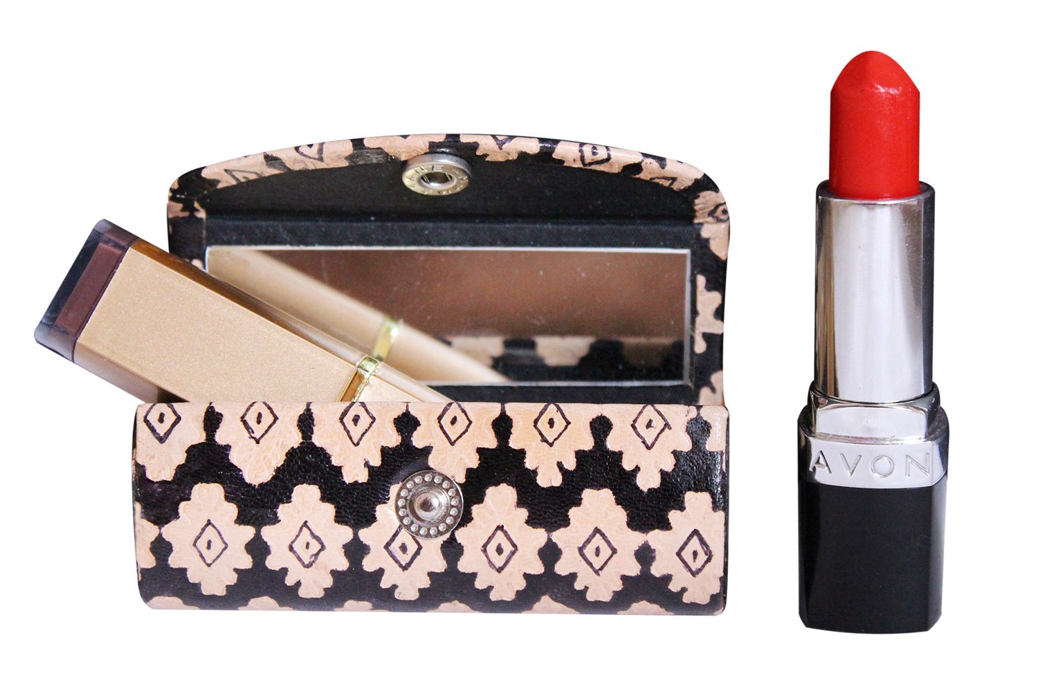 The StoreKing Leather Lipstick Case Holder Organizer Bag