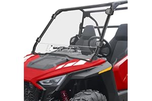 MDPROMCP RZR 200 Windshield Scratch-resisatant Vent Full Window Compatible with 2022 2023 2024 2025 Polaris RZR 200 EFI Clean Window Waterproof Used with Hard Soft Roof Accessories