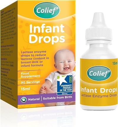 Colief Infant Drops Lactase Enzyme Drops 15 ml for Colic Relief
