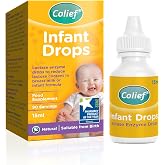 Colief Infant Drops | Lactase Enzyme Drops for Baby | Natural Colic Relief for Babies | Reduces Bloating, Gas and Crying | Safe from Birth (15ml)