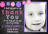 Personalised Birthday Thank You Photo Cards - Joint Party Twins Unisex view 5