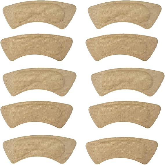 Heel Cushion Pads, 5 Pairs Antiwear Patch Insole, Pain Relief SelfAdhesive Heel Cushion