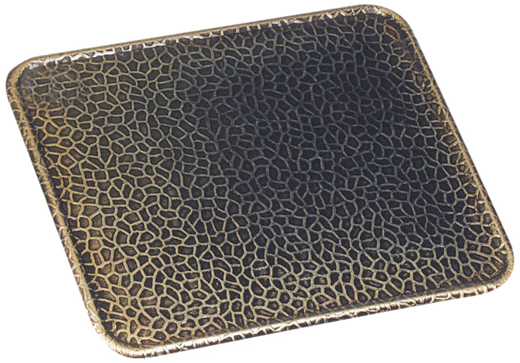 KaminoFlam Antique Brass Floor Plate, Suitable as a Fireplace Base