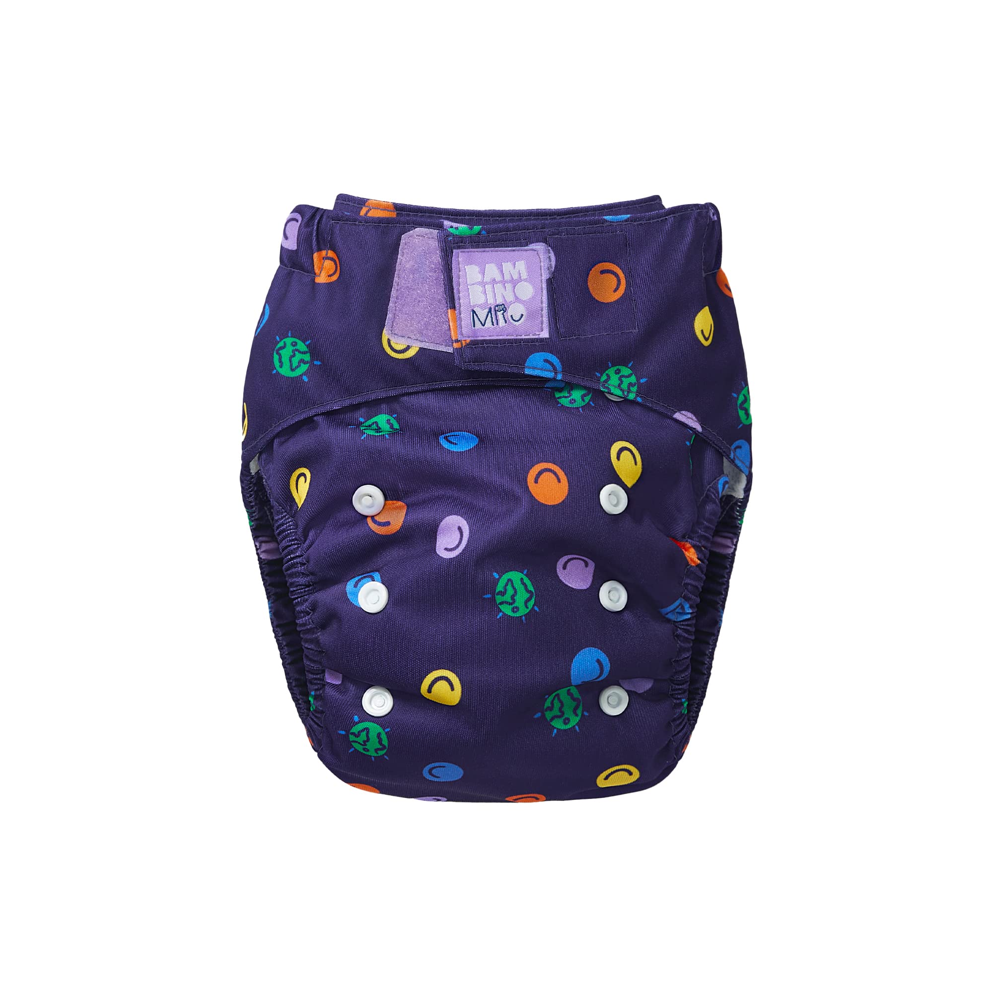 Bambino Mio, Revolutionary Reusable Nappy - Sustainable, Washable, Chemical-Free Eco Nappy from Newborn to Toddler (Bounce)