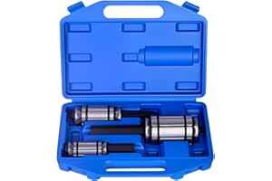 3 PCS Exhaust Pipe Expander Set, 1-1/8" to 3-1/2" Tail Pipe Expander Tool Set, Muffler Pipe Expander Set Compatible with Most