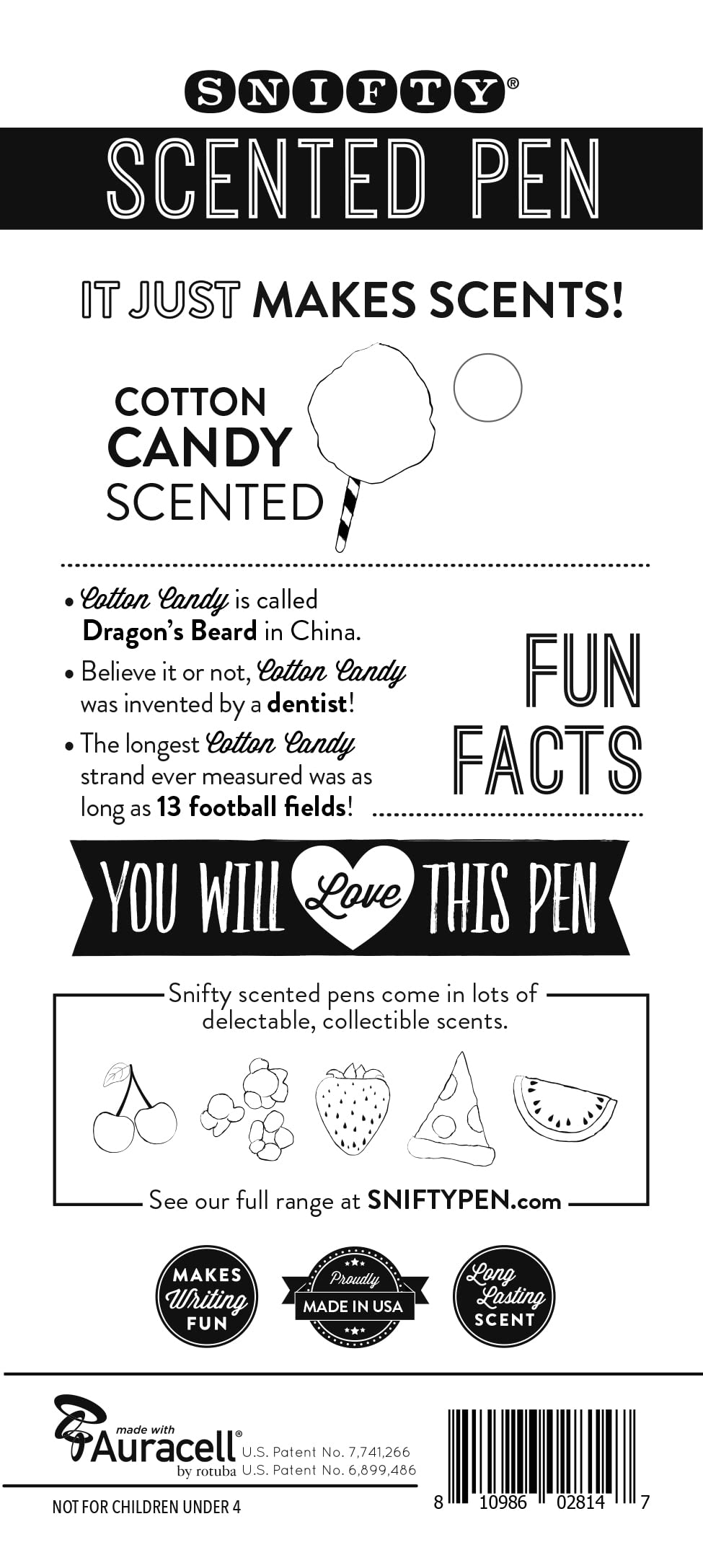 SNIFTY SPPC012 Cotton Candy Pen