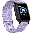 Lamshaw Compatible for 3Plus Vibe Plus Band, Breathable Nylon Woven Fabric Replacement Accessory Strap Compatible for 3Plus Vibe Plus/Vibe + Smartwatch