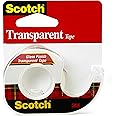 Scotch Transparent Tape 144, 0.5 in x 450 in (12.7 mm x 11.4 m) - Each