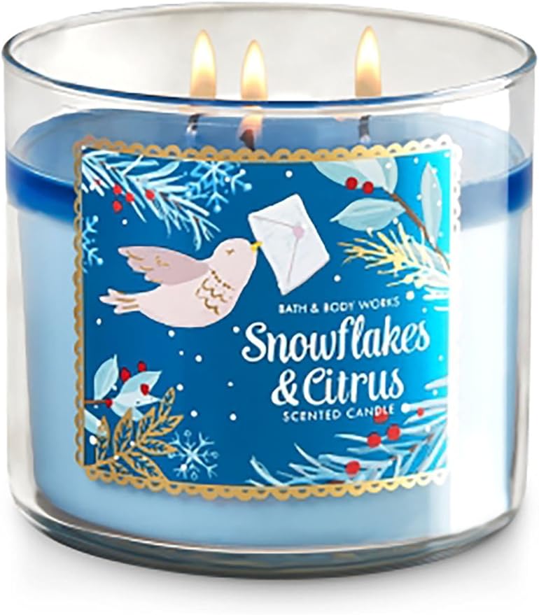 Amazon Com Bath And Body Works White Barn Snowflakes And Citrus 3