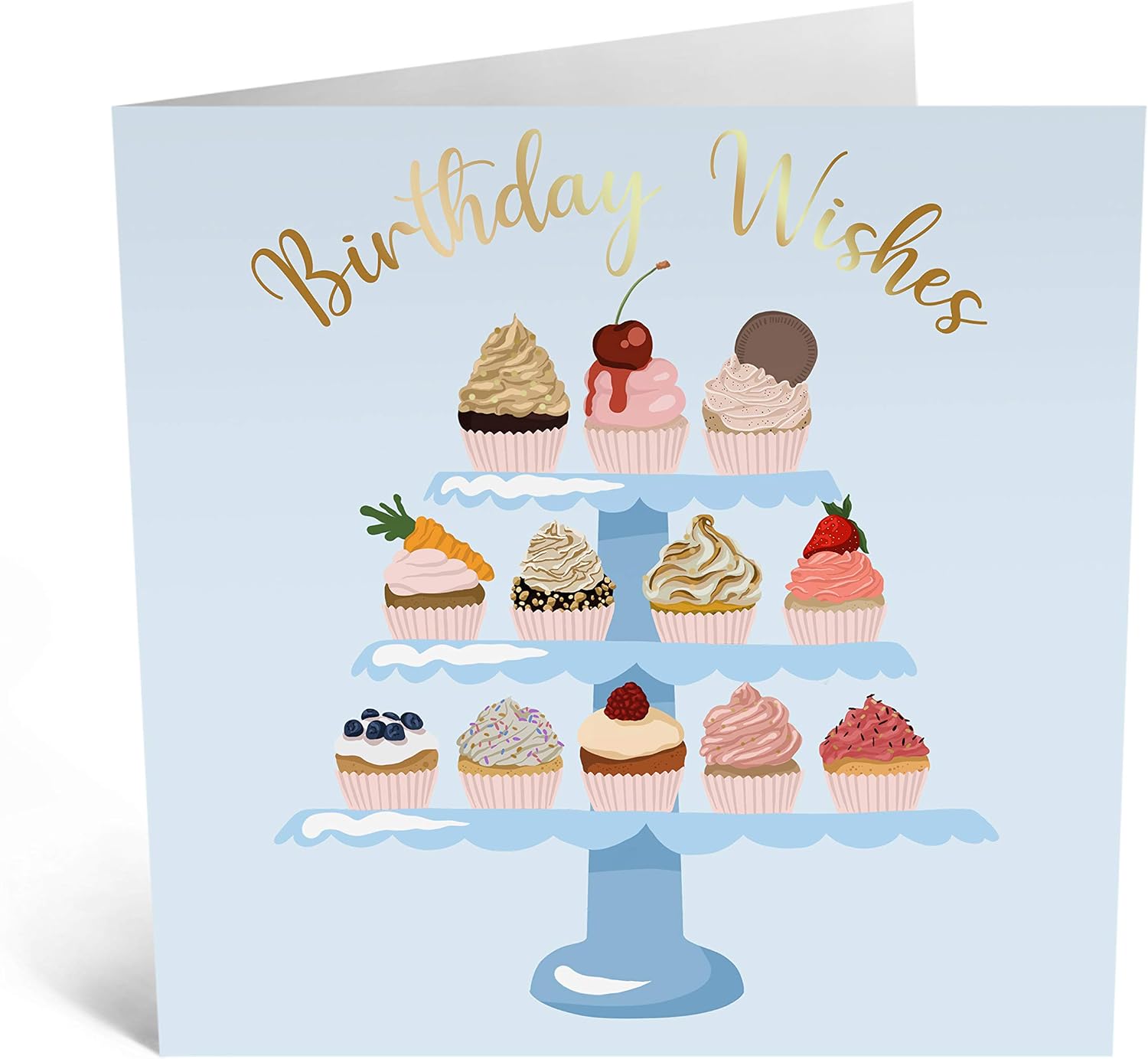 Central 23, Pretty Birthday Card for Female, Cute Design for Friends, Happy Birthday for Female, Colourful Birthday Card
