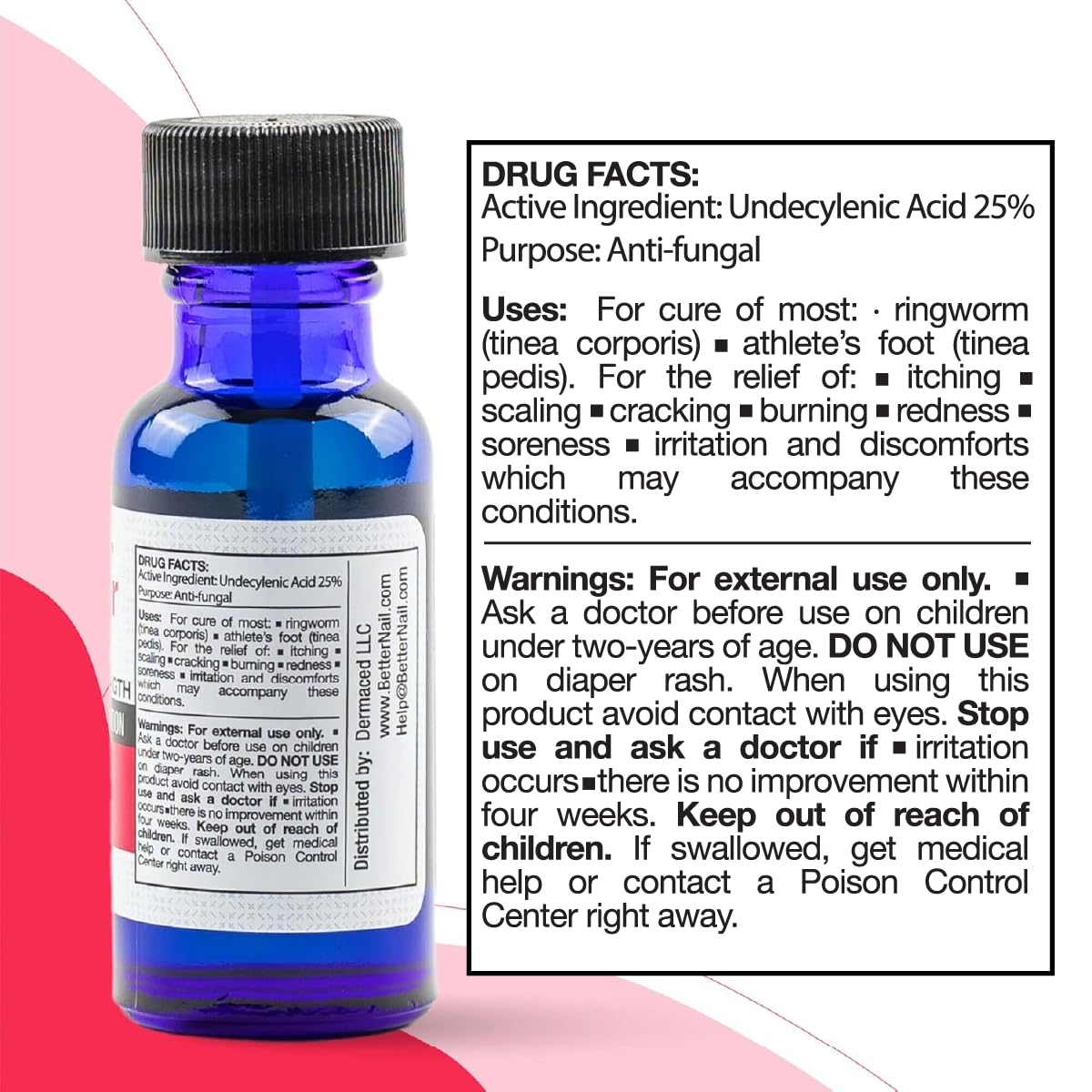 Better Nail - Treatment for Fungus Under & Around the Nail - Maximum Strength, 25% Anti Fungal Solution for Nail Support, Nail Restoring - Image 7