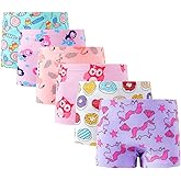 Cczmfeas Girls Hipster Cotton Underwear Boyshort Panties 6 Pack
