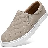 STQ Loafers for Women Memory Foam Slip On Sneakers EleeS Quilted 1.0 Comfort Fall Shoes