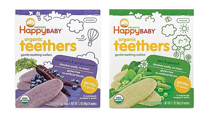 organic teething wafers