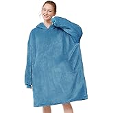 LetsFunny Blanket Hoodie,Oversized Wearable Sherpa Fleece Blanket Sweatshirt,Super Soft Warm Cozy with Giant Pocket,for Women Men Adults Teenagers Kids, One Size Fits All