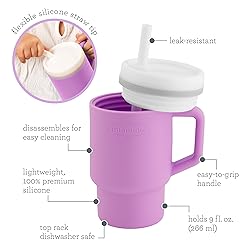 Infantino My 1st Tumbler, Silicone Sippy Cup with