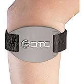 OTC Forearm Compression Strap for Tennis Elbow, Golfers Elbow, Recovery, Graphite Color, Adjustable/Universal