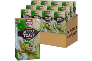 Only Kosher Candy Melba Toast Flatbread Crackers Classic Multigrain Kosher Parve with No Artificial Flavor, Fresh Natural Ingredients, Kosher Certified Delicious Snack Crackers (Pack of 14)