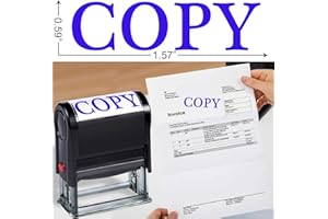 Bertiveny Copy Stamp Office Stamps Self Inking Personalized for Business Supplies Custom Rubber Business Copy Stamps for Offi