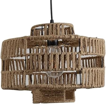 Chc Industrial Style Retro Lampenschirm American Style Landlichen Korridor Restaurant Hanf Seil Kronleuchter E27 Faden Mouth Gluhbirne Amazon De Beleuchtung