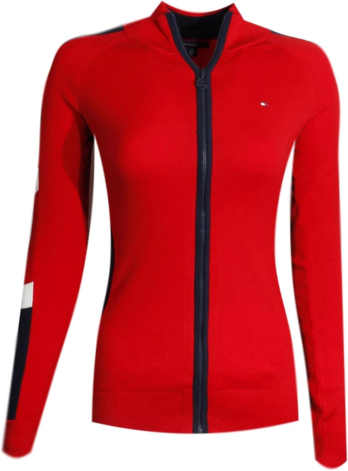 tommy hilfiger red jumper womens