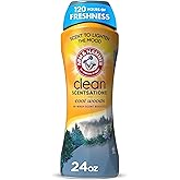 ARM &amp; HAMMER Clean Scentsations Laundry Scent Booster, Cool Woods, 24 Oz | In-Wash Laundry Fragrance, Lasting Freshness for Clothes and Towels, Laundry Additive