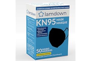 Lamdown KN95 Mask (50 Pack) Black
