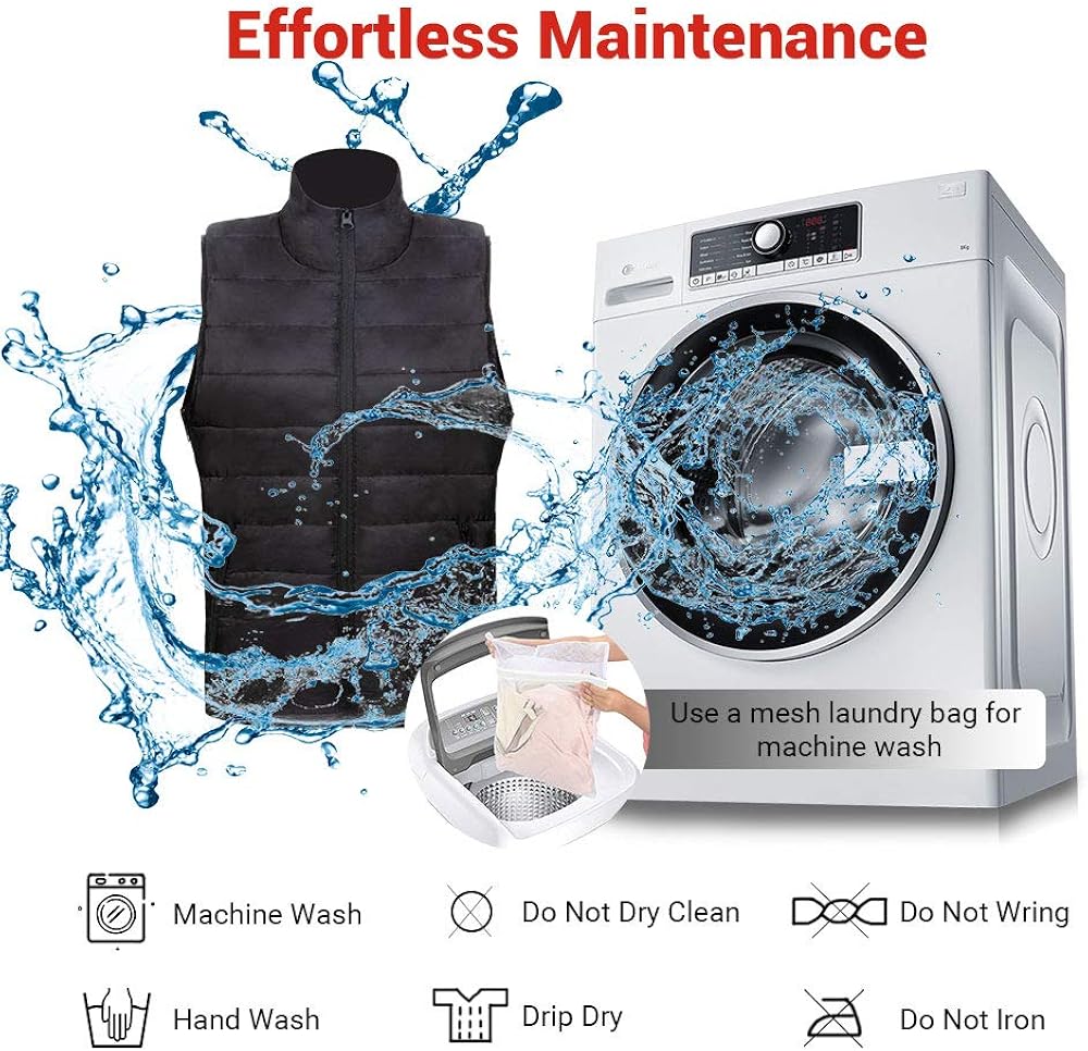 Dr. Prepare Heated Vest, Unisex Heated Clothing for men women, Lightweight USB Electric Heated Jacket with 3 Heating Levels, 6 Heating Zones, Adjustable Size for Hiking (Battery Pack Not Included) at  Men’s Clothing store