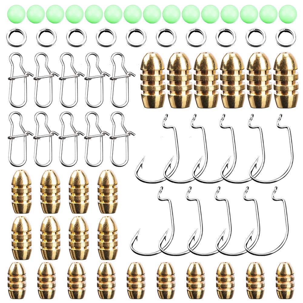 釣り道具箱付き スイベルリングコネクター 真鍮製シンカーウェイトフック 釣り用シンカーセット Lixada1 B07ktn9ddk オモリシンカー 夏セール開催中 Max80 Off Amansbistropa Com