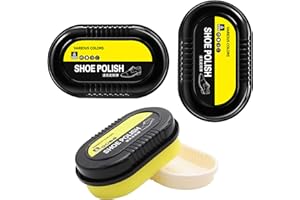 Shoe Shine Sponge – 12x6x4cm Sponge, 3 Pack, Color Preservation Material Care, Leather Finish Handling | Perfect For Cleaning