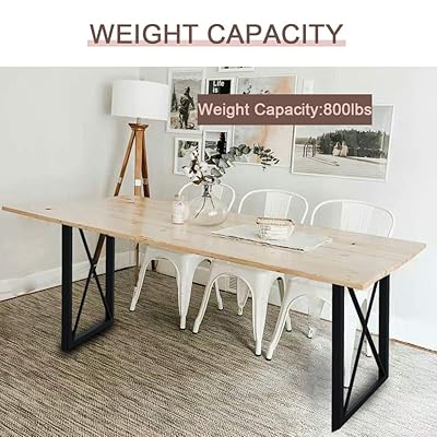 Buy Table Legs Set Square Table Legs Cast Iron Dining Table Legs Industrial Bench Legs Rustic Heavy Duty Diy Furniture Legs Square Tube Coffee Table Legs Computer Deck 2 Pcs 28 Height 18 Wide D Online