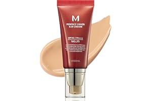 MISSHA M Perfect Cover BB Cream No.25 Warm Beige - Medium with Warm Undertone SPF 42 PA +++ / 1.69 Fl Oz - Tinted Moisturizer for face with SPF