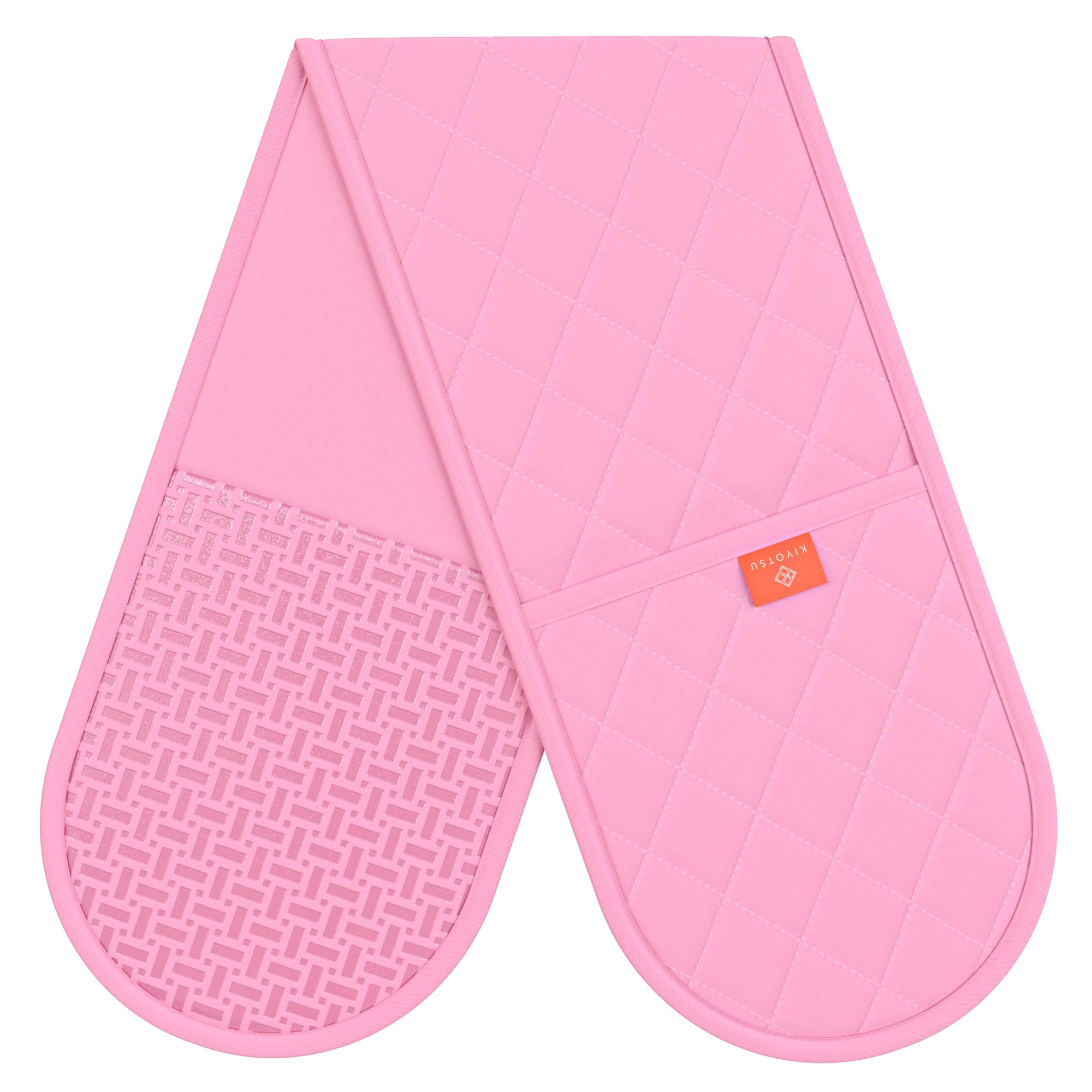 Pink Oven Gloves by Kiyotsu: Premium Oven Gloves, Double Quilted Protection - Your Pink Kitchen Accessory — image 1