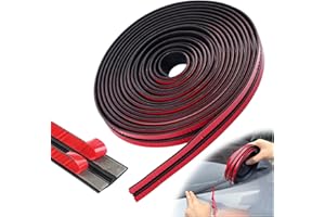 QSBON 16.4Ft Car Weather Stripping: 14mm T Shape Rubber Windshield Seal Strip Trim Seal Dust Proof or Sunroof Front Rear Seal