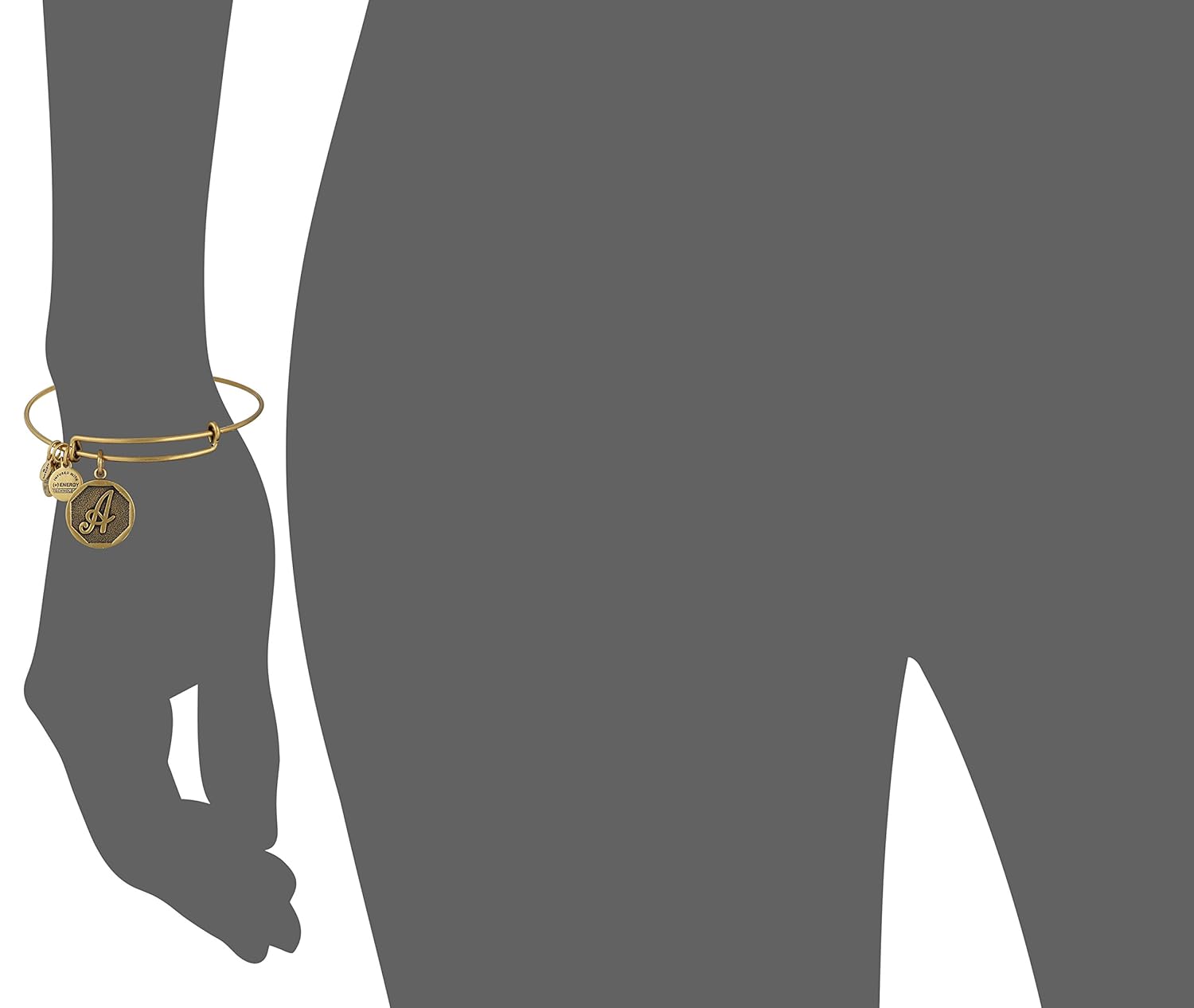 Alex and Ani Initial Expandable Wire Bangle Bracelet, 2.5" Alex and Ani Initial Expandable Wire Bangle Bracelet, 2.5"