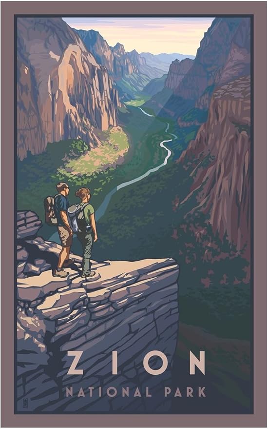 Amazon Com Zion Canyon Familia De Zion National Park Arte Por El