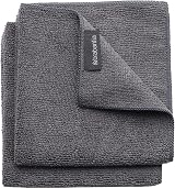 Brabantia Microfibre Cleaning Cloths 2 Pack Dark Grey 30 x 30 cm view 1