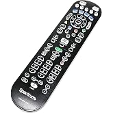 Charter Spectrum TV Remote Control TIME Warner CLIKR-5 UR5U-8780L New | Compatible with Time Warner, Brighthouse and Charter Cable Boxes | keypad backlighting red Illumination