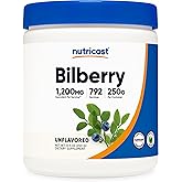 Nutricost Bilberry Powder 250 Grams - Gluten Free and Non-GMO
