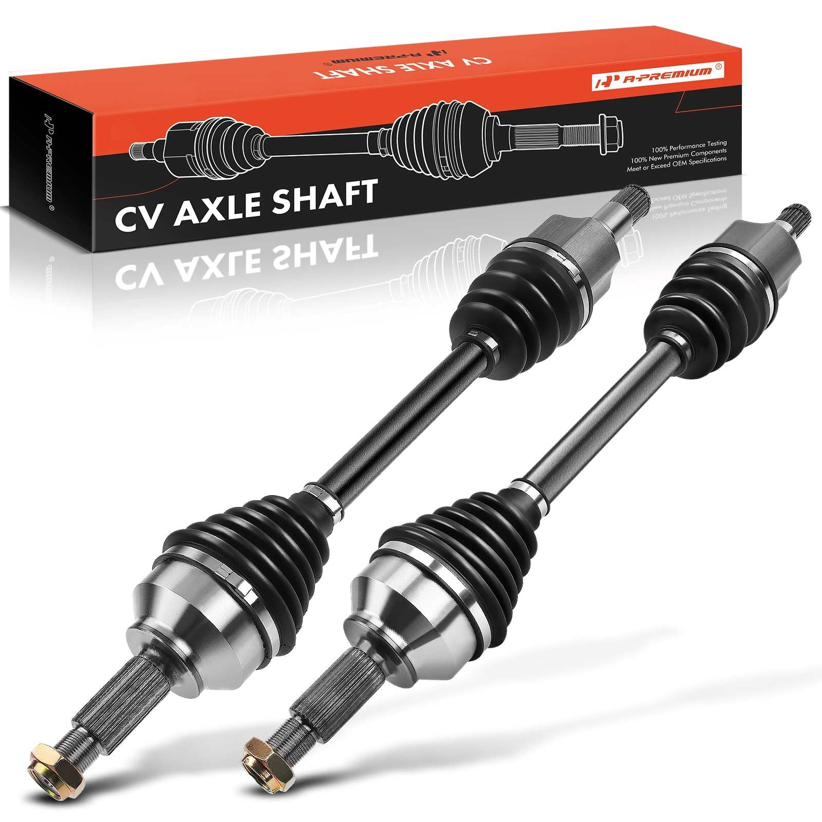 Photo 1 of A-Premium Pair (2) Front CV Axle Shaft Assembly Compatible with Jaguar X-Type XType 2002-2008, Driver and Passenger Side Replace# C2S29729, C2S29731