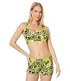 PSD Women's Punk Pop Sports Bra, Yellow, S
