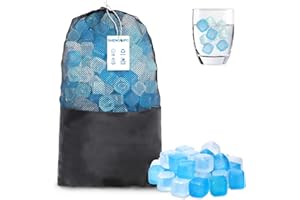 360 Pack Reusable Ice Cubes Refreezable Plastic Ice Cubes Without Diluting Reusable Ice Cubes for Drinks Large Pack Ice Cube 
