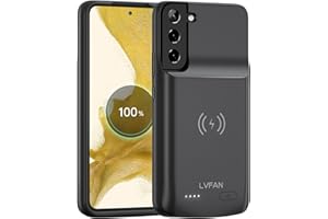 LVFAN Battery Case for Samsung Galaxy S22 6.1inch, Fast Charging & Wireless Charging Slim 4700mAh Backup Battery Pack, Portable Extended Battery Charger Case for Samsung S22