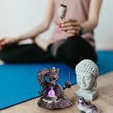 Moylor Dragon Incense Waterfall Burner with Color Changing Crystal Ball view 6