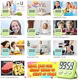 Antonki 2 Pack Digital Timer for Kids Magnetic Countdown Kitchen Timers view 7