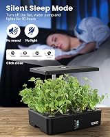 iDOO ID-IG301 12-Pod Hydroponics Indoor Garden Black view 7