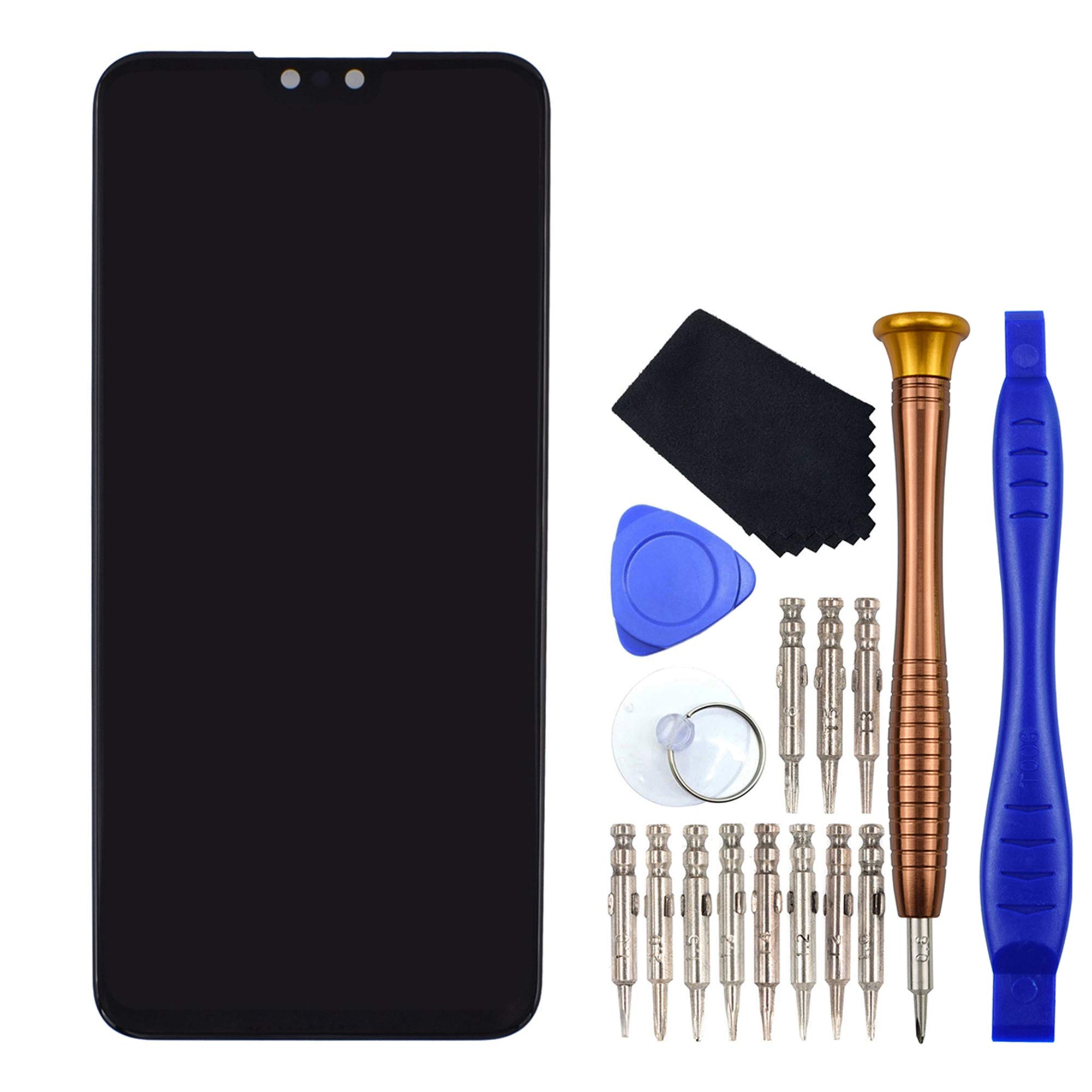 Display LCD Touch Digitizer Screen 6.5" Screen replacement for Huawei Y9 2019 JKM-LX1 JKM-LX2 JKM-LX3 Black