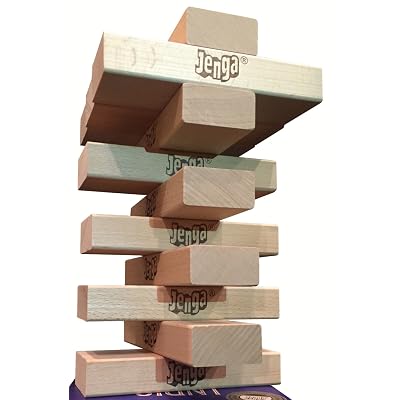 Jenga 12-Block Booster Pack Giant Premium Hardwood Game